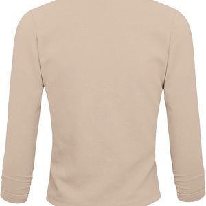 Beige sweater size xlarge. Never worn, bought from Amazon too late to return.
